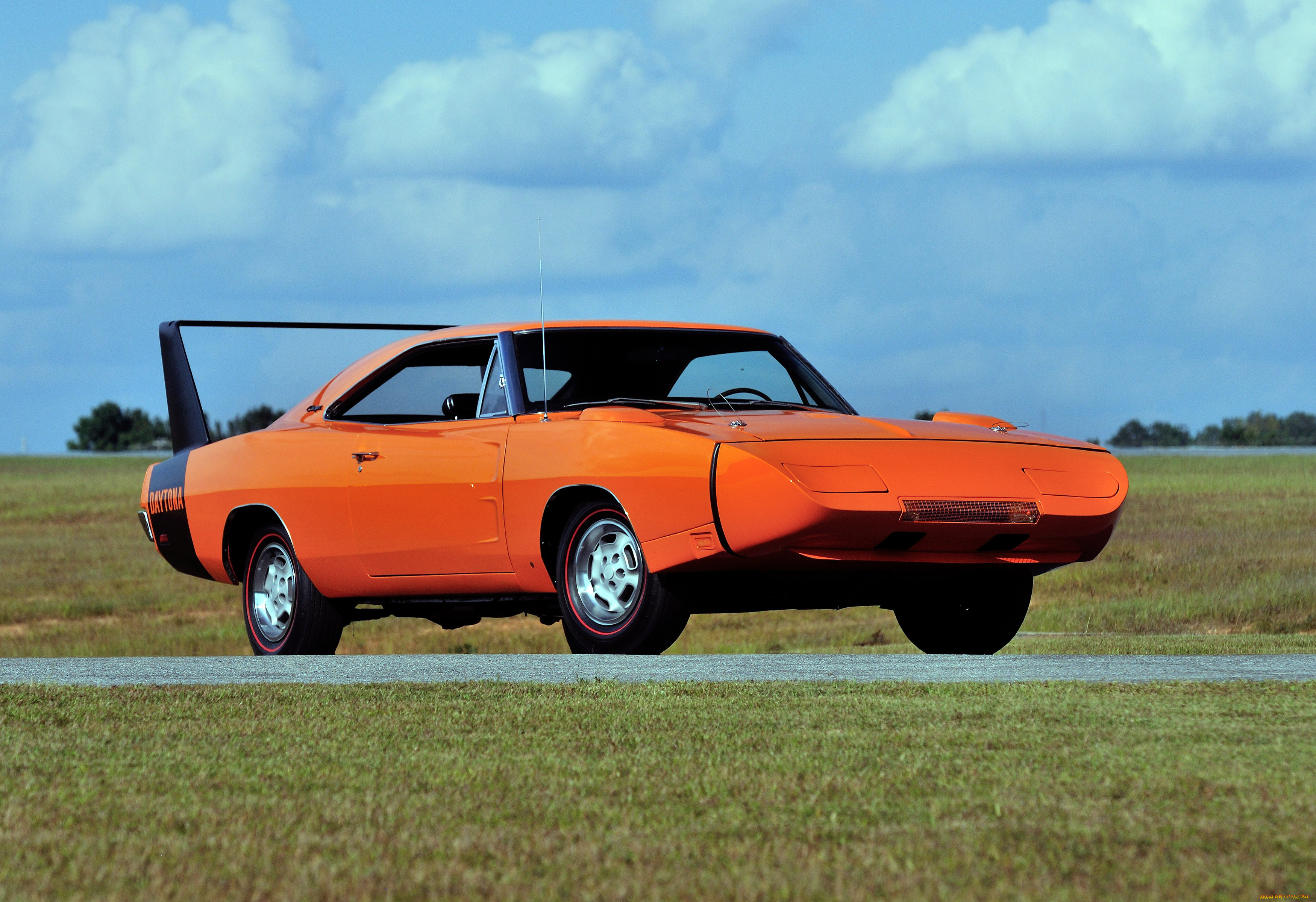 , dodge, orange, bee, super, daytona